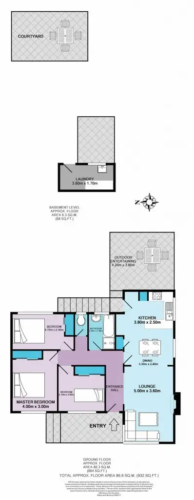 Floorplan of Homely house listing, 48 Russell Avenue, Valley Heights NSW 2777