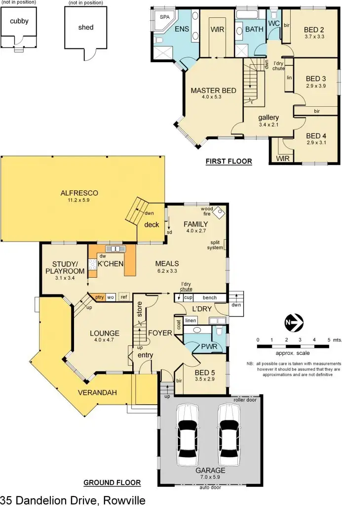 Floorplan of Homely house listing, 35 Dandelion Drive, Rowville VIC 3178