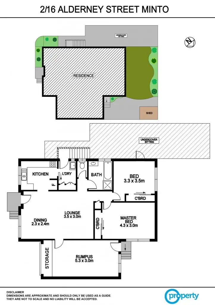 Floorplan of Homely house listing, 2/16 Alderney Street, Minto NSW 2566