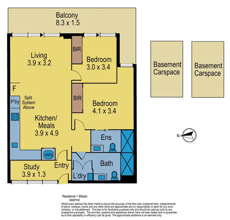 Floorplan of Homely apartment listing, 118/632 Doncaster Road, Doncaster VIC 3108