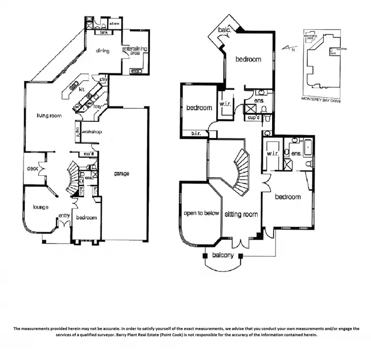 Floorplan of Homely house listing, 25 Monterey Bay Drive, Sanctuary Lakes VIC 3030