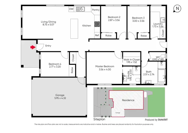 Floorplan of Homely house listing, 55 Pretty Sally Drive, Wallan VIC 3756