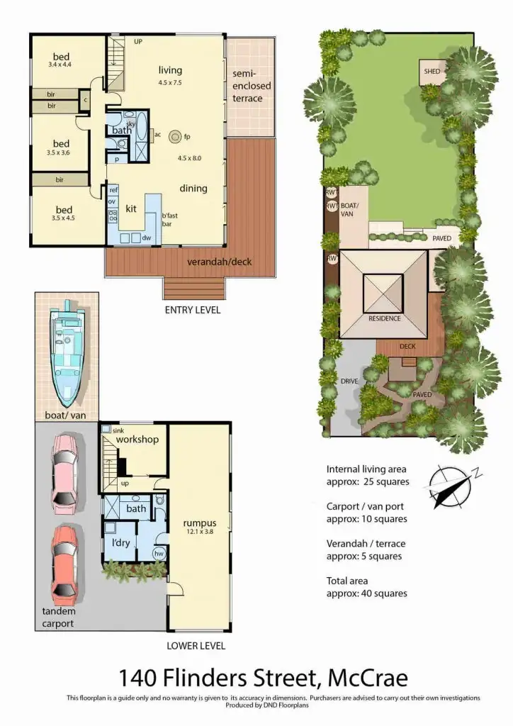 Floorplan of Homely house listing, 140 Flinders Street, Mccrae VIC 3938