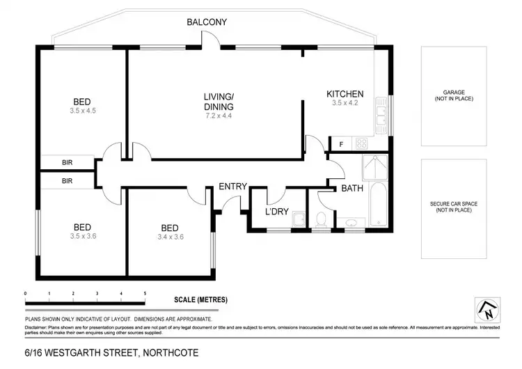 Floorplan of Homely apartment listing, 6/16 Westgarth Street, Northcote VIC 3070