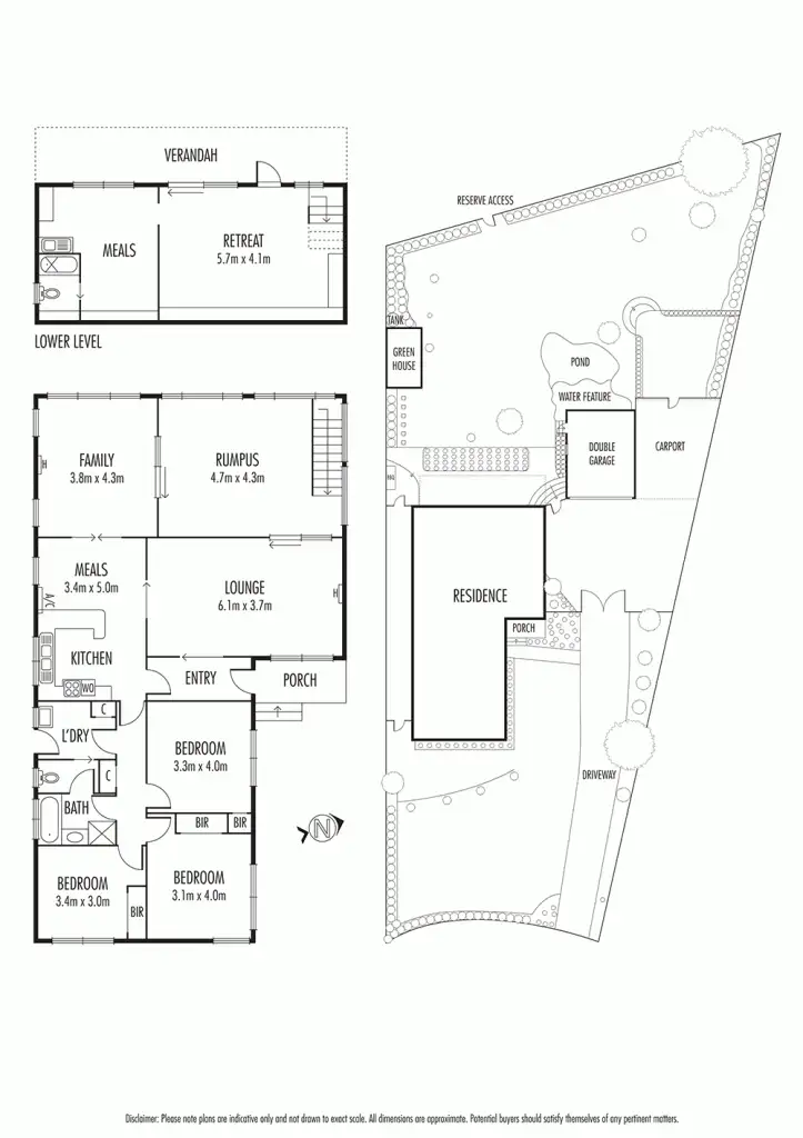 Floorplan of Homely house listing, 8 Highland Crescent, Mooroolbark VIC 3138