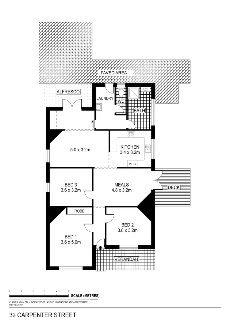 Floorplan of Homely house listing, 32 Carpenter Street, Bendigo VIC 3550