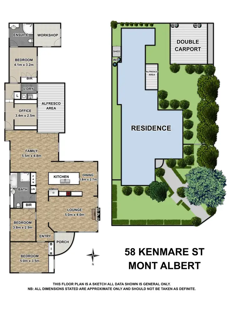 Floorplan of Homely house listing, 58 Kenmare Street, Mont Albert VIC 3127