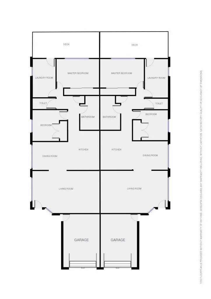Floorplan of Homely semi-detached listing, 19 Barringum Close, Medowie NSW 2318