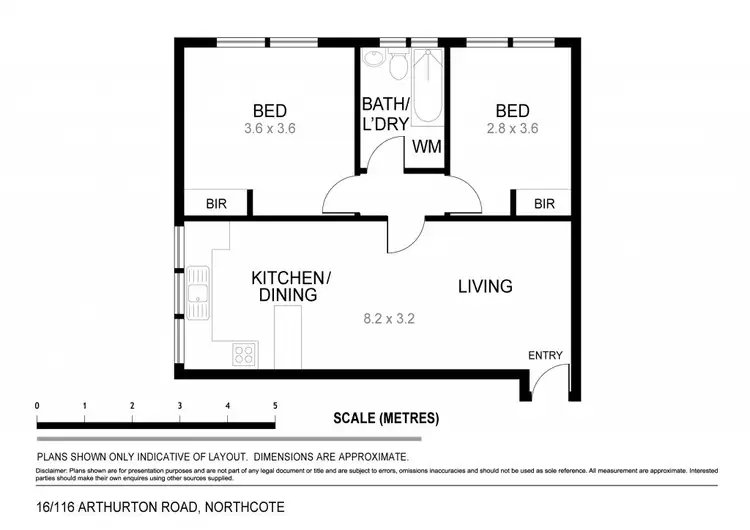 Floorplan of Homely apartment listing, 16/116 Arthurton Road, Northcote VIC 3070