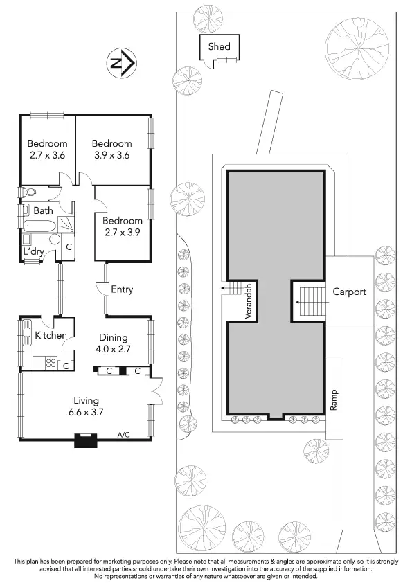 Floorplan of Homely house listing, 26 Sunhill Road, Glen Iris VIC 3146