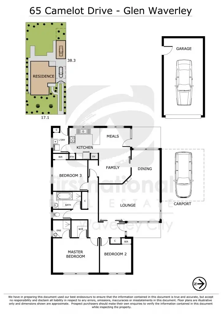 Floorplan of Homely house listing, 65 Camelot Drive, Glen Waverley VIC 3150