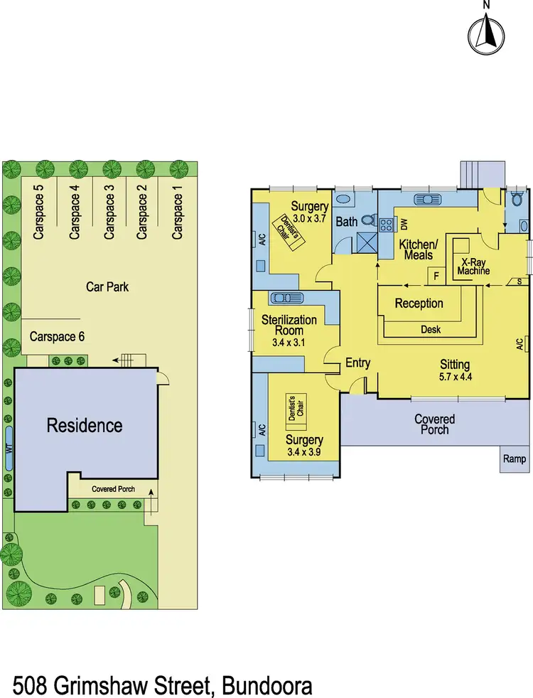 Floorplan of Homely house listing, 508 Grimshaw Street, Bundoora VIC 3083