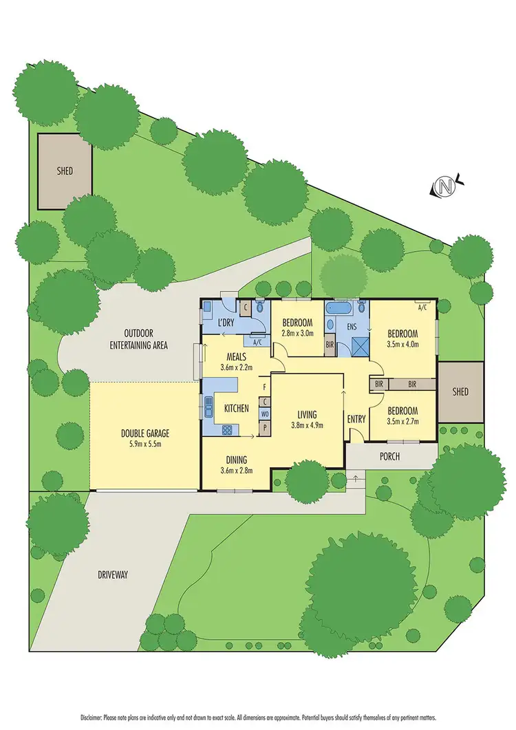 Floorplan of Homely house listing, 62 Templeton Street, Wantirna VIC 3152