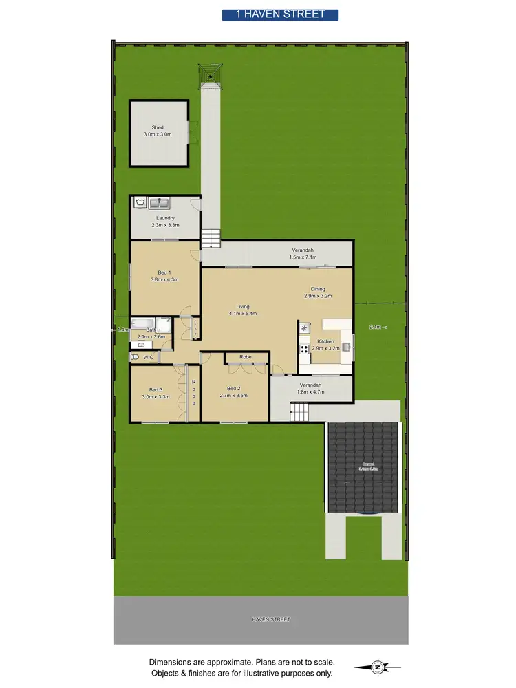 Floorplan of Homely house listing, 1 Haven Street, South Grafton NSW 2460