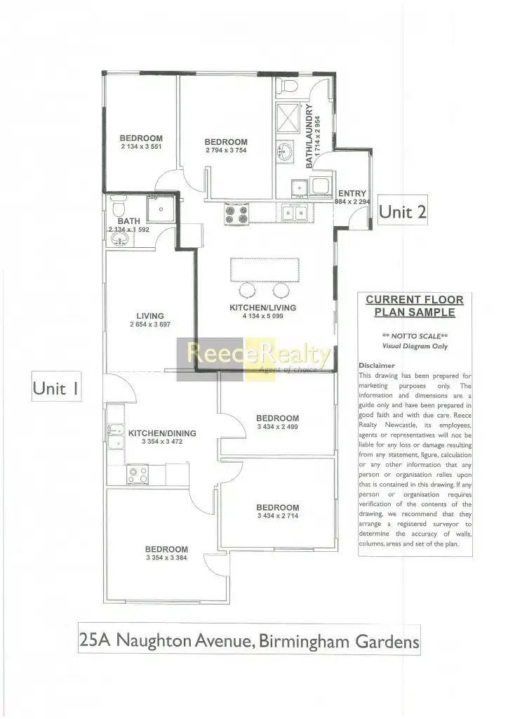 Floorplan of Homely house listing, 25A Naughton Avenue, Birmingham Gardens NSW 2287