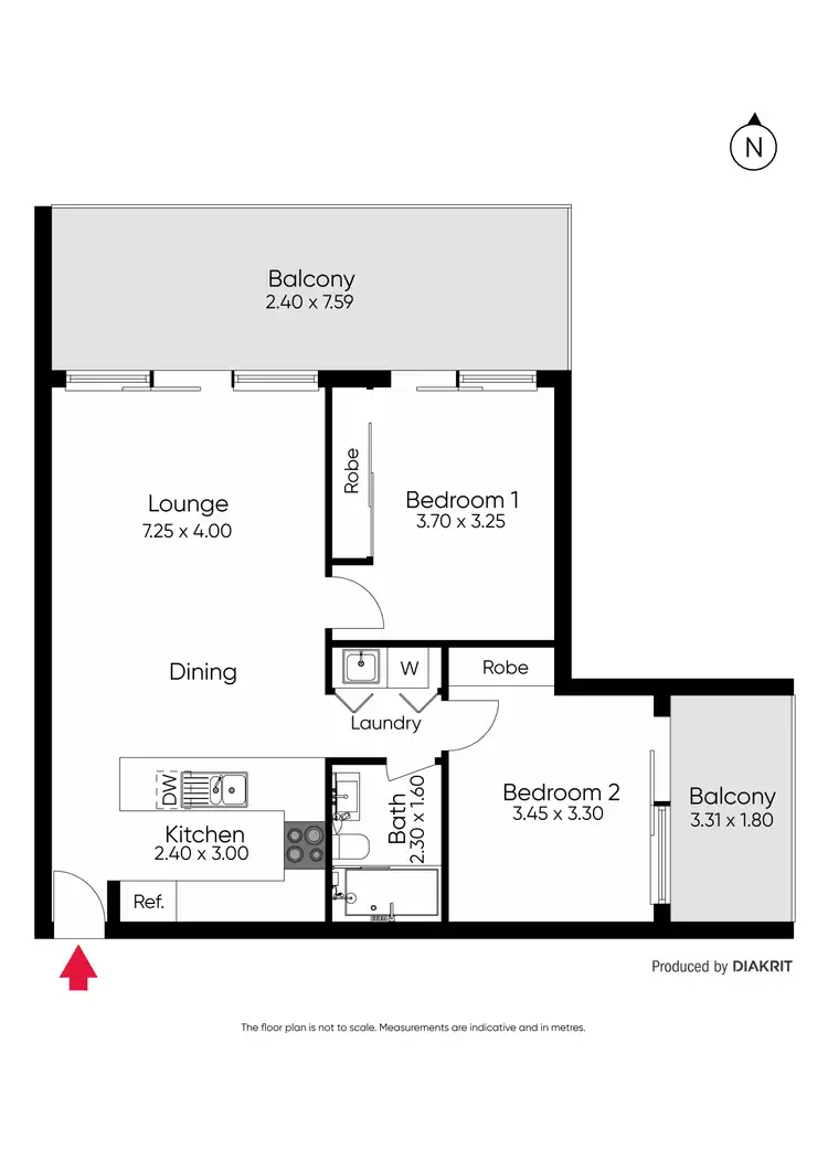 Floorplan of Homely apartment listing, 39/392 Nepean Highway, Frankston VIC 3199