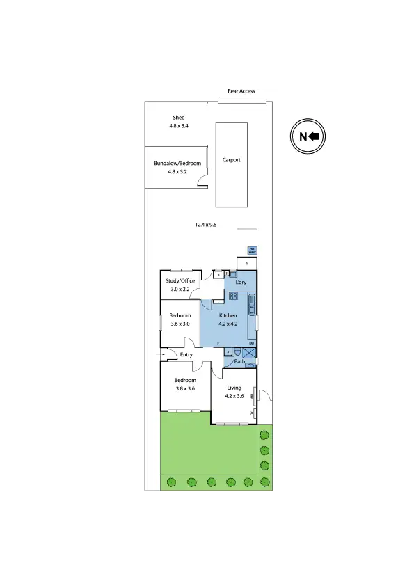 Floorplan of Homely house listing, 69 Roberts Street, West Footscray VIC 3012