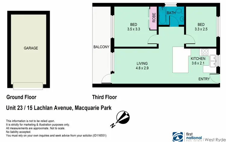 Floorplan of Homely unit listing, 23/15 Lachlan Avenue, Macquarie Park NSW 2113