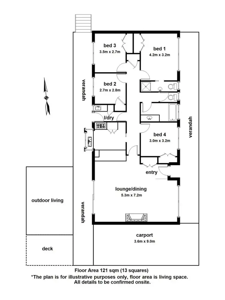 Floorplan of Homely house listing, 32 Coopers Road, Macclesfield VIC 3782