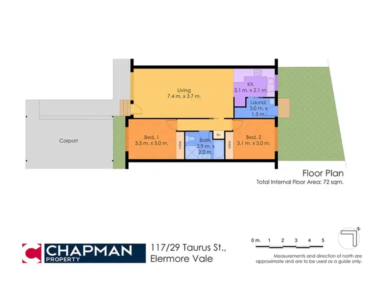 Floorplan of Homely townhouse listing, 117/29 Taurus Street, Elermore Vale NSW 2287