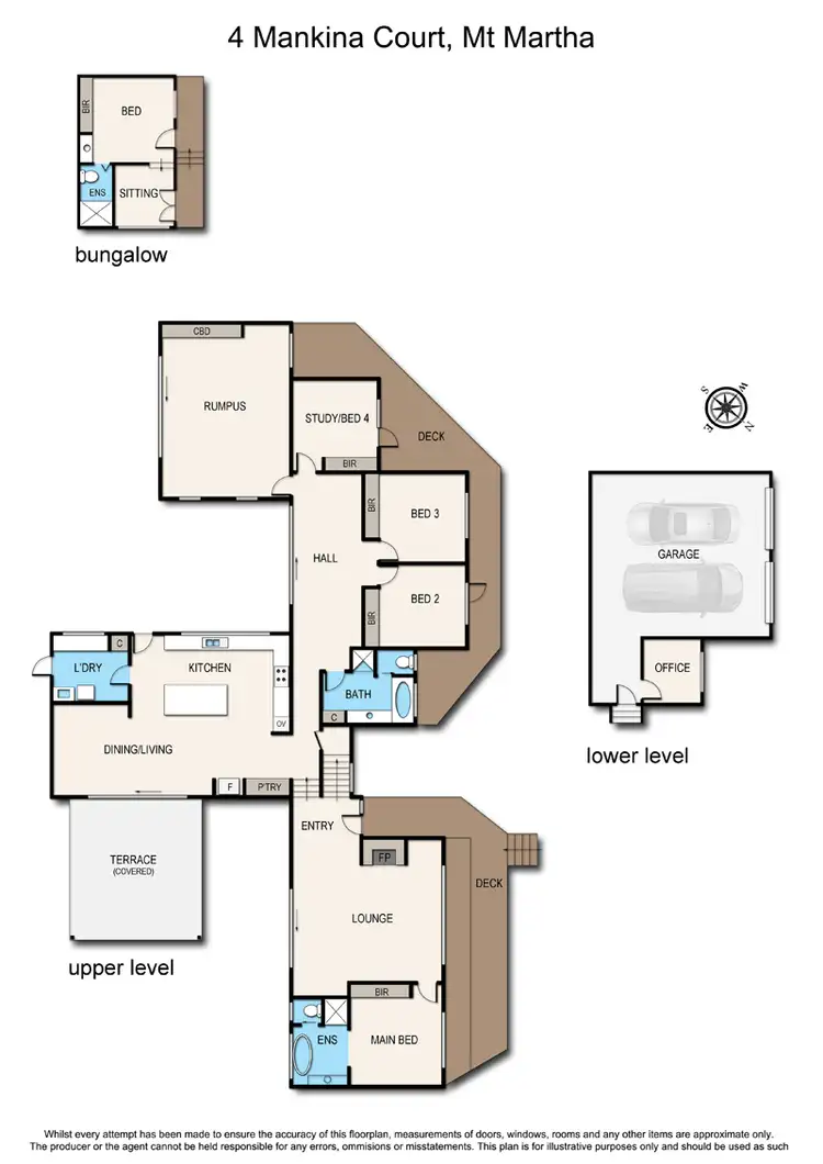 Floorplan of Homely house listing, 4 Mankina Court, Mount Martha VIC 3934
