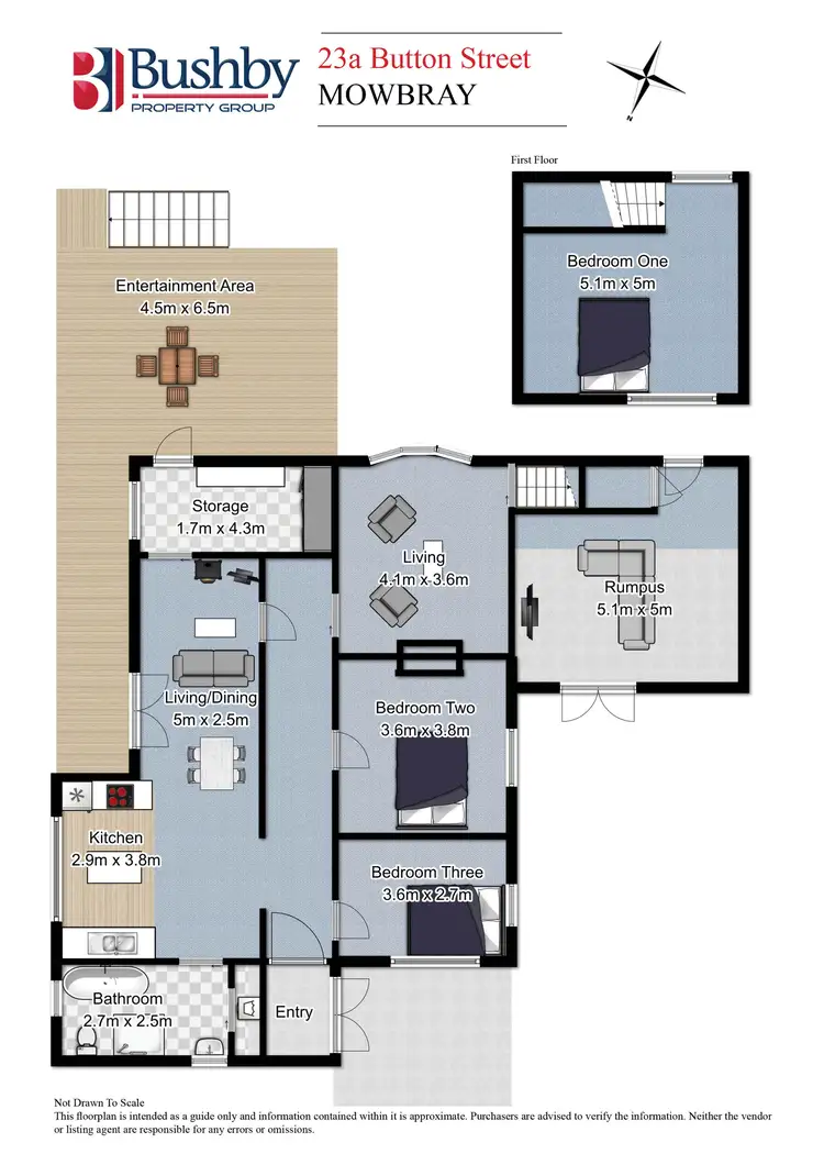Floorplan of Homely house listing, 23a. Button Street, Mowbray TAS 7248
