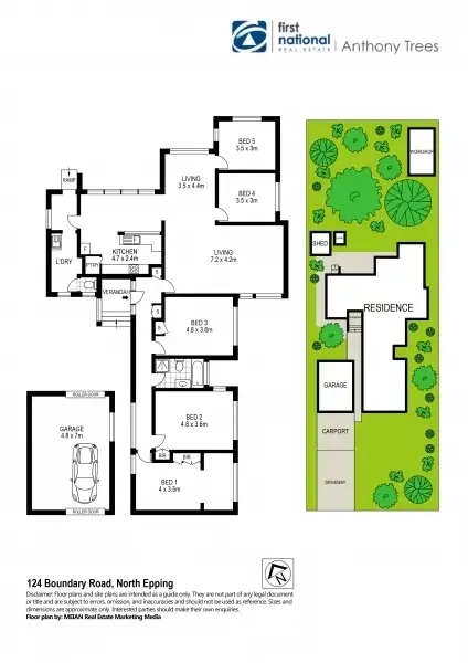 Floorplan of Homely house listing, 124 Boundary Road, North Epping NSW 2121