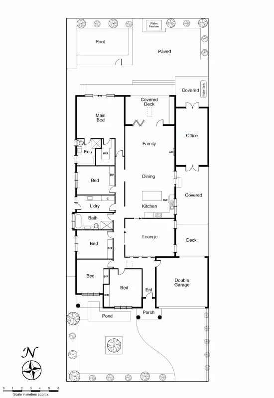 Floorplan of Homely house listing, 3 Baker Street, Moorabbin VIC 3189