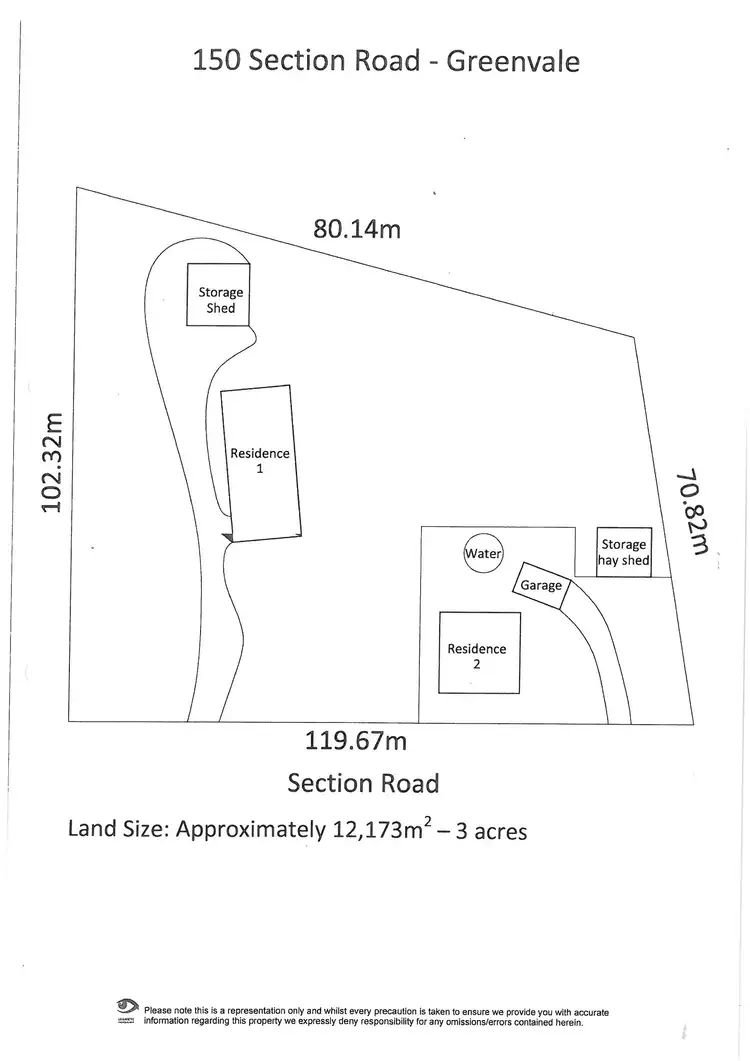 Floorplan of Homely house listing, 150 Section Road, Greenvale VIC 3059