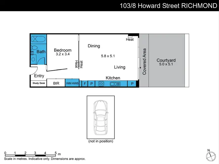 Floorplan of Homely apartment listing, 103/8 Howard Street, Richmond VIC 3121