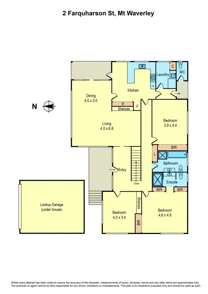 Floorplan of Homely house listing, 2 Farquharson Street, Mount Waverley VIC 3149