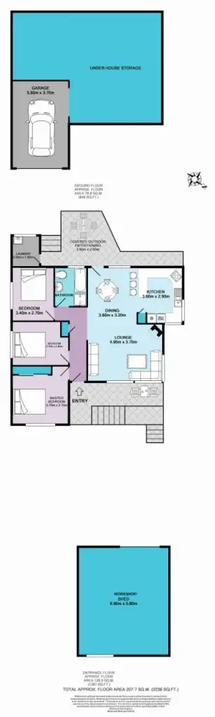 Floorplan of Homely house listing, 46 Glossop Road, Linden NSW 2778