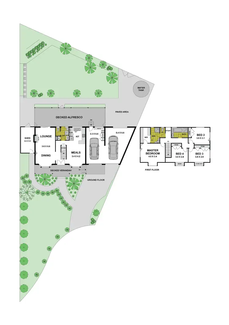 Floorplan of Homely house listing, 1 Hornsby Court, Greenvale VIC 3059