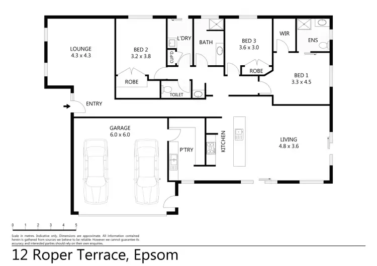 Floorplan of Homely house listing, 12 Roper Terrace, Epsom VIC 3551
