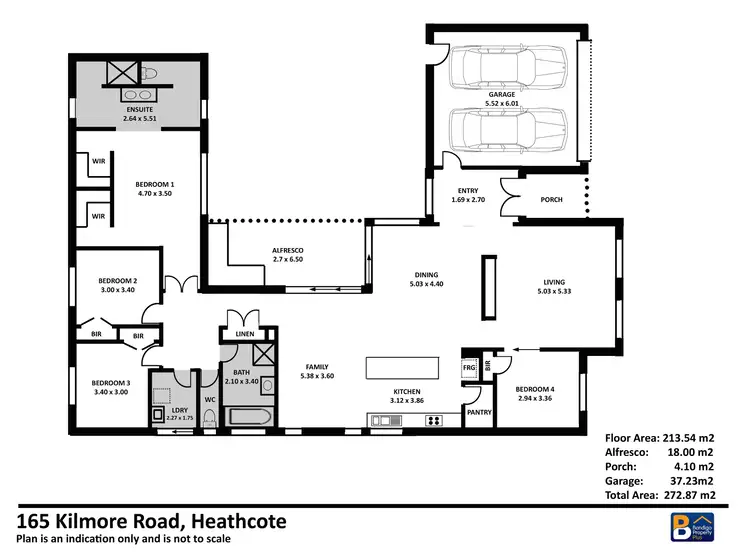 Floorplan of Homely house listing, 165 Kilmore Road, Heathcote VIC 3523