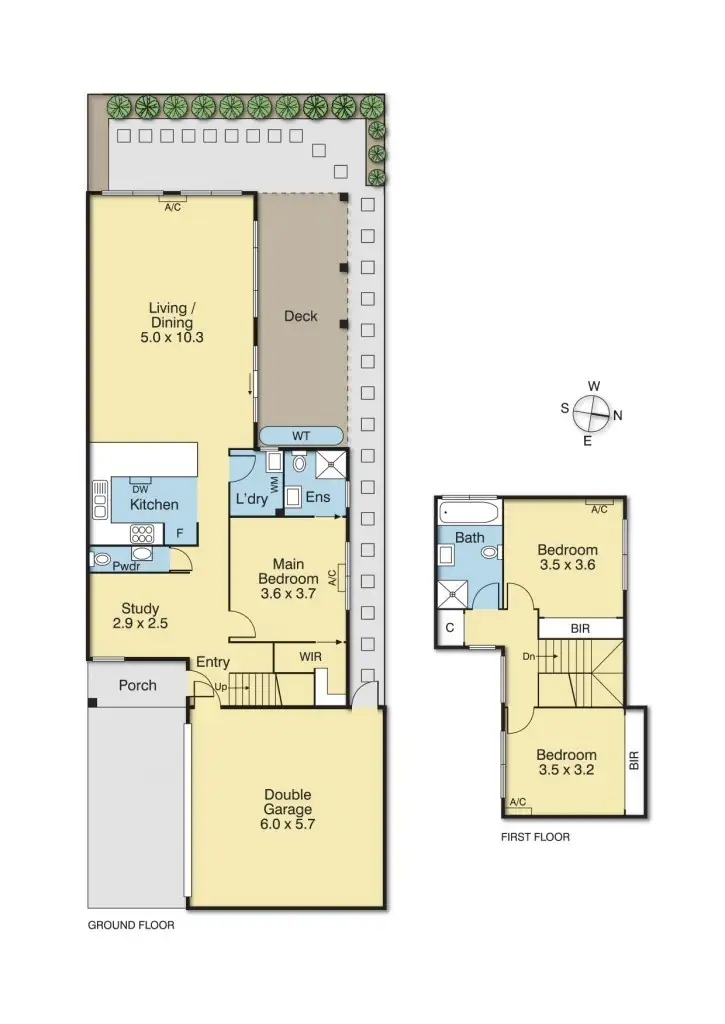 Floorplan of Homely townhouse listing, 3/227 Whitehorse Road, Blackburn VIC 3130