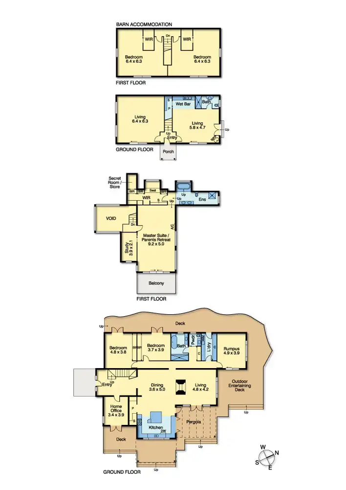 Floorplan of Homely rural property listing, 11 Ocean View Avenue, Red Hill South VIC 3937