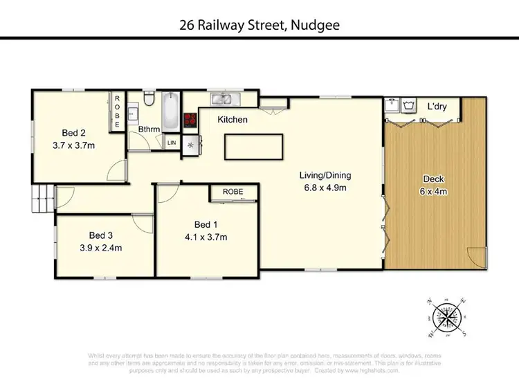 Floorplan of Homely house listing, 26 Railway Street, Nudgee QLD 4014