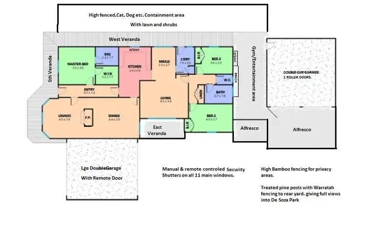 Floorplan of Homely house listing, 606 Learmonth Street, Buninyong VIC 3357