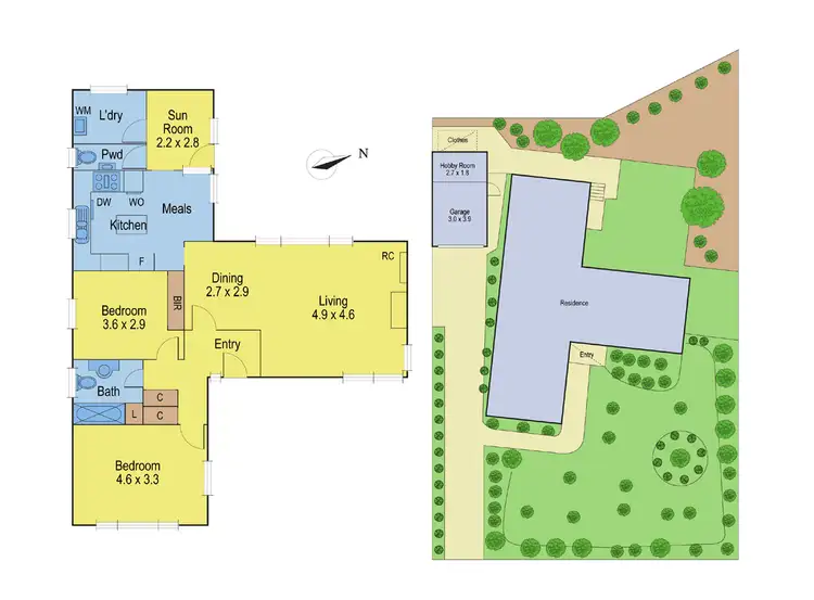 Floorplan of Homely house listing, 12 Morris Street, Belmont VIC 3216