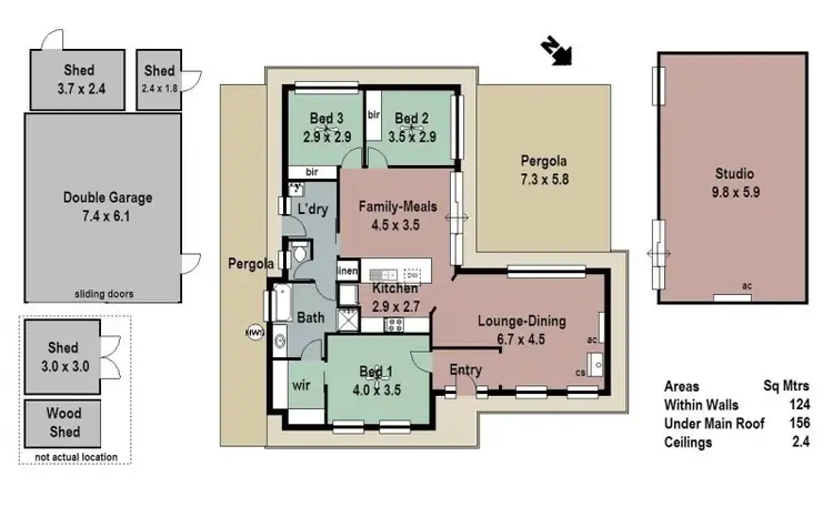 Floorplan of Homely house listing, 3 Hoopers Street, Tungkillo SA 5236