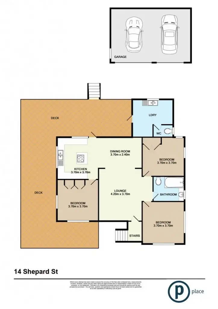 Floorplan of Homely house listing, 14 Shepherd Street, Wynnum QLD 4178