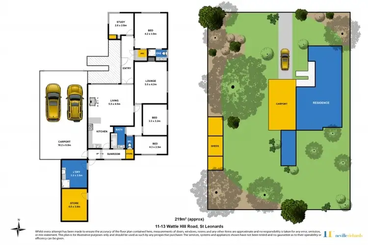 Floorplan of Homely house listing, 11-13 Wattlehill Grove, St Leonards VIC 3223