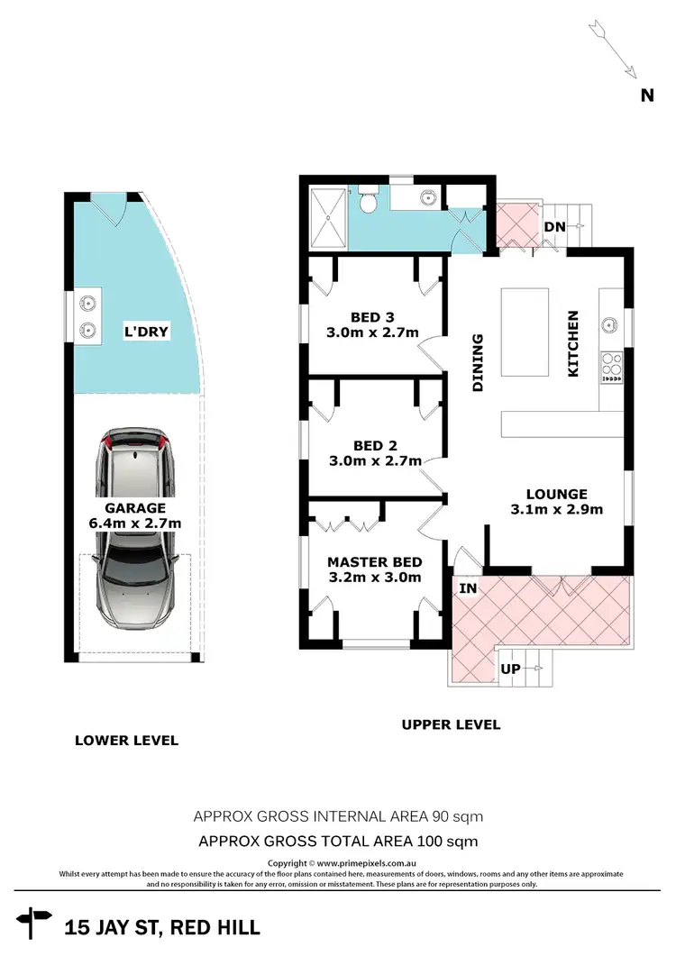 Floorplan of Homely house listing, 15 Jay Street, Red Hill QLD 4059