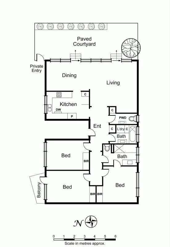 Floorplan of Homely apartment listing, 1/41 Wilgah Street, St Kilda East VIC 3183