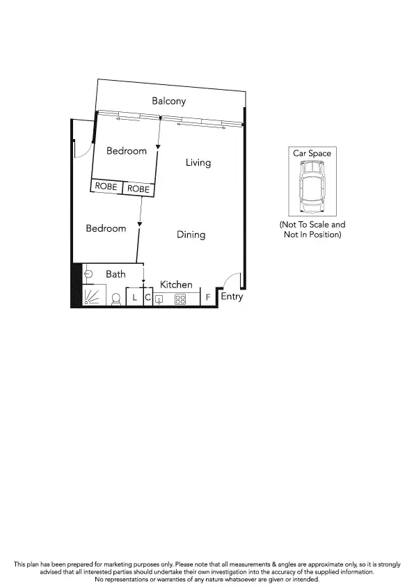 Floorplan of Homely apartment listing, 511/19 Pickles Street, Port Melbourne VIC 3207