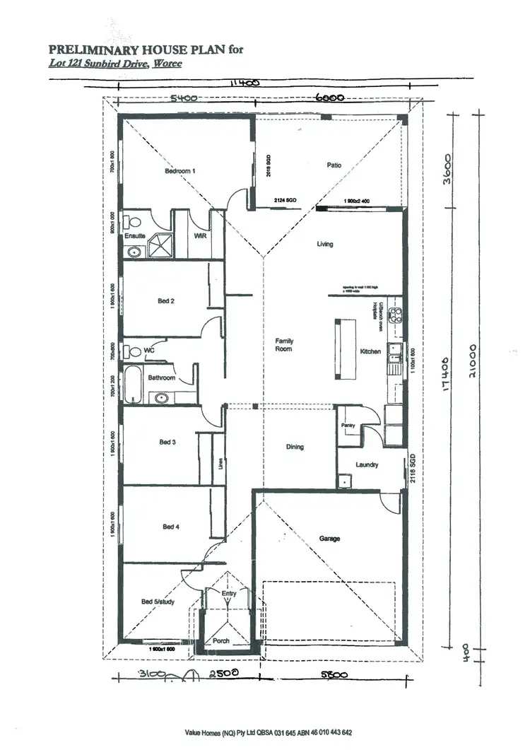 Floorplan of Homely house listing, 85 Sunbird Drive, Woree QLD 4868