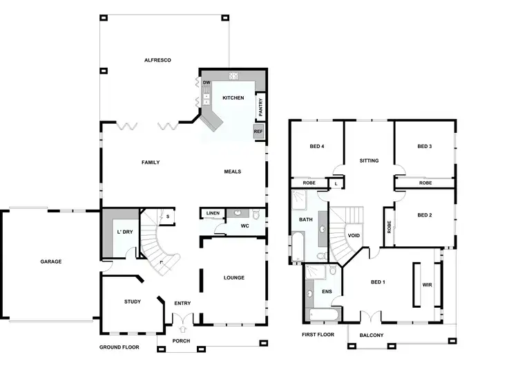 Floorplan of Homely house listing, 7 Manora Retreat, Caroline Springs VIC 3023