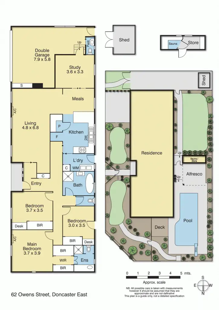Floorplan of Homely house listing, 62 Owens Street, Doncaster East VIC 3109