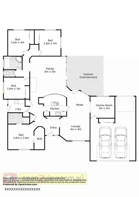 Floorplan of Homely house listing, 11 Osborne Court, Kearneys Spring QLD 4350
